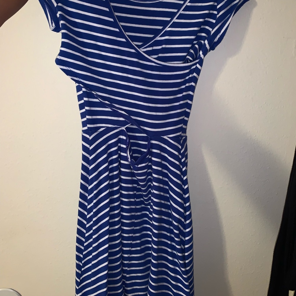 Sailor Dress With Mid Drift